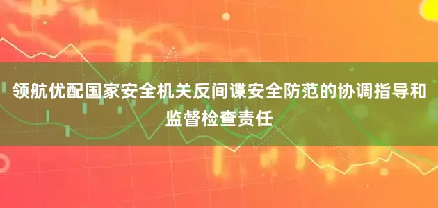 领航优配国家安全机关反间谍安全防范的协调指导和监督检查责任