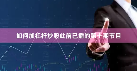 如何加杠杆炒股此前已播的第十期节目